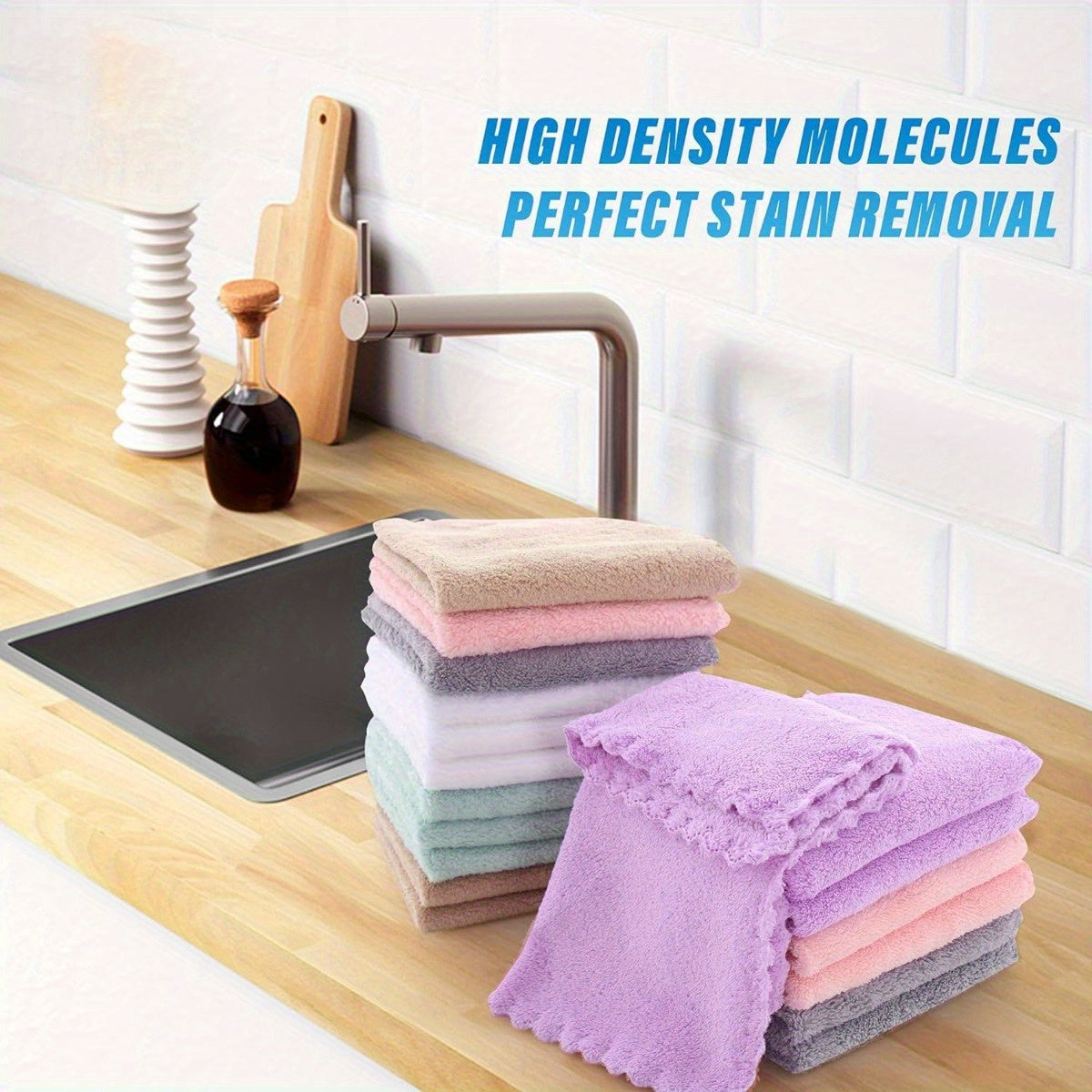 20pcs of Solid Color And Striped Washcloths That Are Soft, Absorbent, And Quick-Drying. These Small Square Towels Are Ideal for Family Bathrooms, Face Care, Gym, Spa, And Travel. Essential Bathroom Items for Everyday Use, Suitable for Everyone.