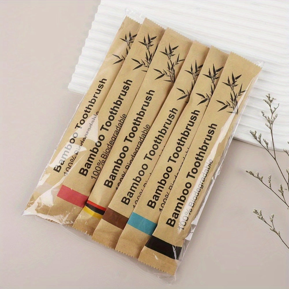10\u002F 20pcs Manual Wooden Handle Toothbrushes With Soft Bristles, For Deep Cleaning Oral Care At Home For Daily Life