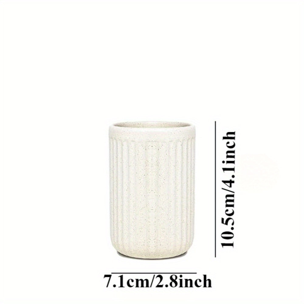 2pcs Ceramic White Bathroom Water Cup Bathroom Toothbrush Holder Light Luxury High Appearance Ceramic Toothbrush Toothpaste Cup Healthy Material Reusable Toothbrush Mouthwash Cup Household Couple Wash Cup for Coffee Cup Milk Cup Toothbrushing Cup