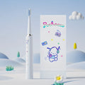 Sanrio Hellokitty Electric Toothbrush, 3 Replacement Brush Heads, 4 Cleaning Modes and 4 Intensity Levels, 2-Minute Timed Portable Packaging, Cute Design Suitable for Adult Girls' Birthday, Graduation, Christmas Gift