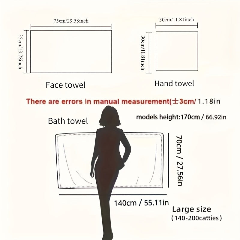 8pcs set, no hair loss, super absorbent, super soft two-color striped interval bath towel combination, including 2 large bath towels, 2 large face towels, 4 hand towels