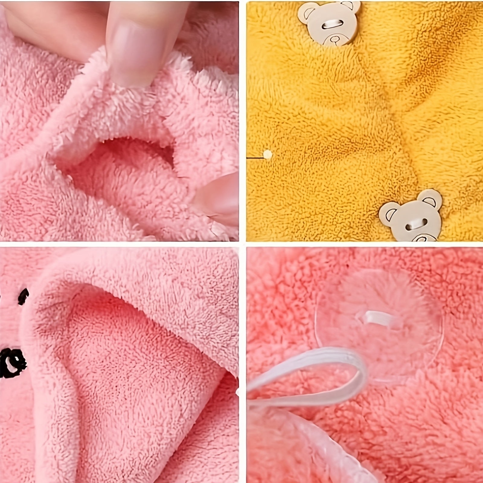 4pcs Rapid Drying Towel Hair Drying Towels, Microfiber Quick Dry Hair Towel Wrap Drying Hair Towel, Coral Fleece Ladies Hair Towel Set, Wet Hair Wrap Turbans Microfiber Hair Towel Soft Hair Drying Cap With Embroidery