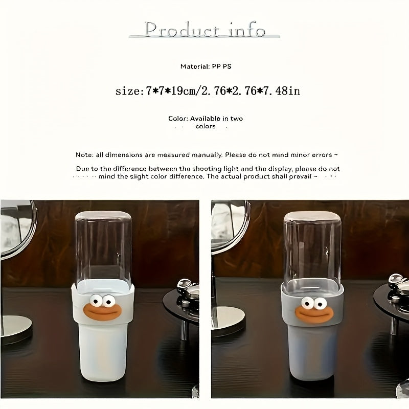 Portable Travel Toothbrush Set with Toothpaste Box, Mouthwash Cup & Storage Case - Compact Multifunctional Plastic Care Kit for -the, Hygienic -in- Oral Hygiene Solution for Couples, Business Trips & Home Use - Ideal