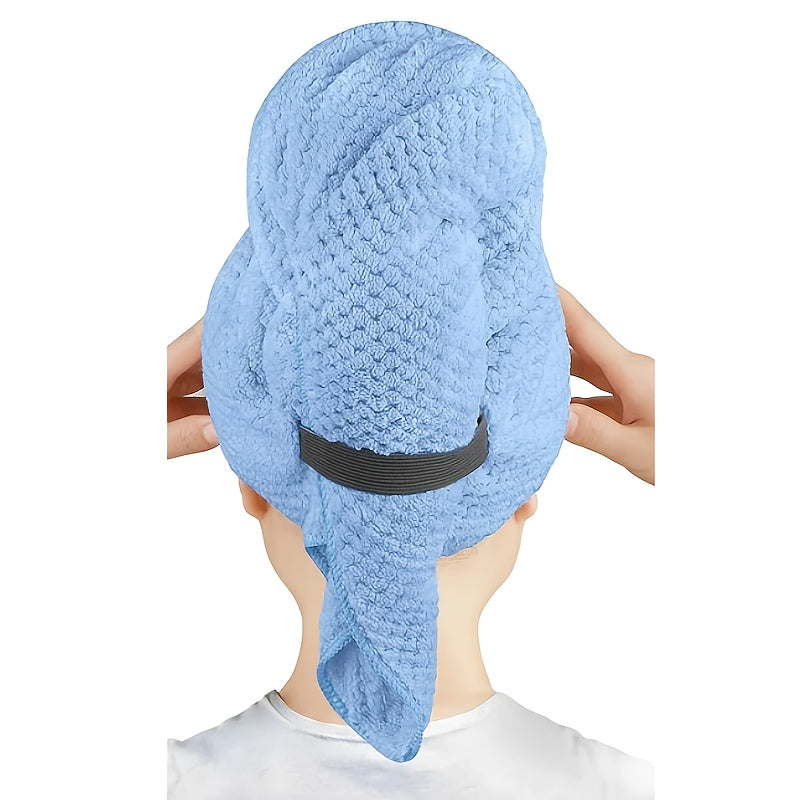 Large Microfiber Hair Towel Wrap for Women, Super Absorbent Quick Dry Anti-Frizz Turban, for Curly Long Short Wet Hair, 1\u002F2 Pack, 27.5\