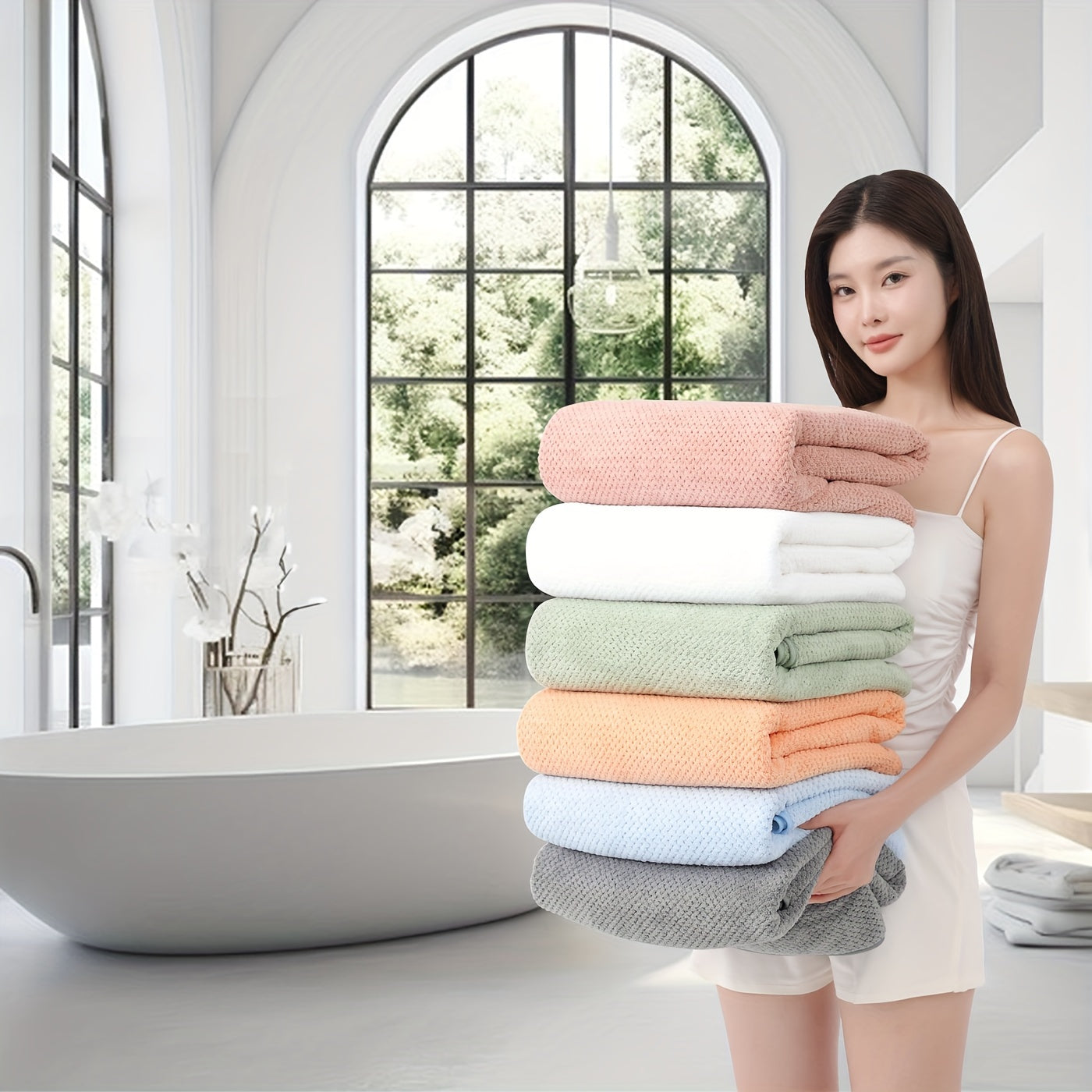 4pcs Extra Large Bath Towels Set 35 x 70 Inches, Oversized Bath Sheet Soft Highly Absorbent Quick Dry 750GSM for Bathroom Spa Gym Hotel