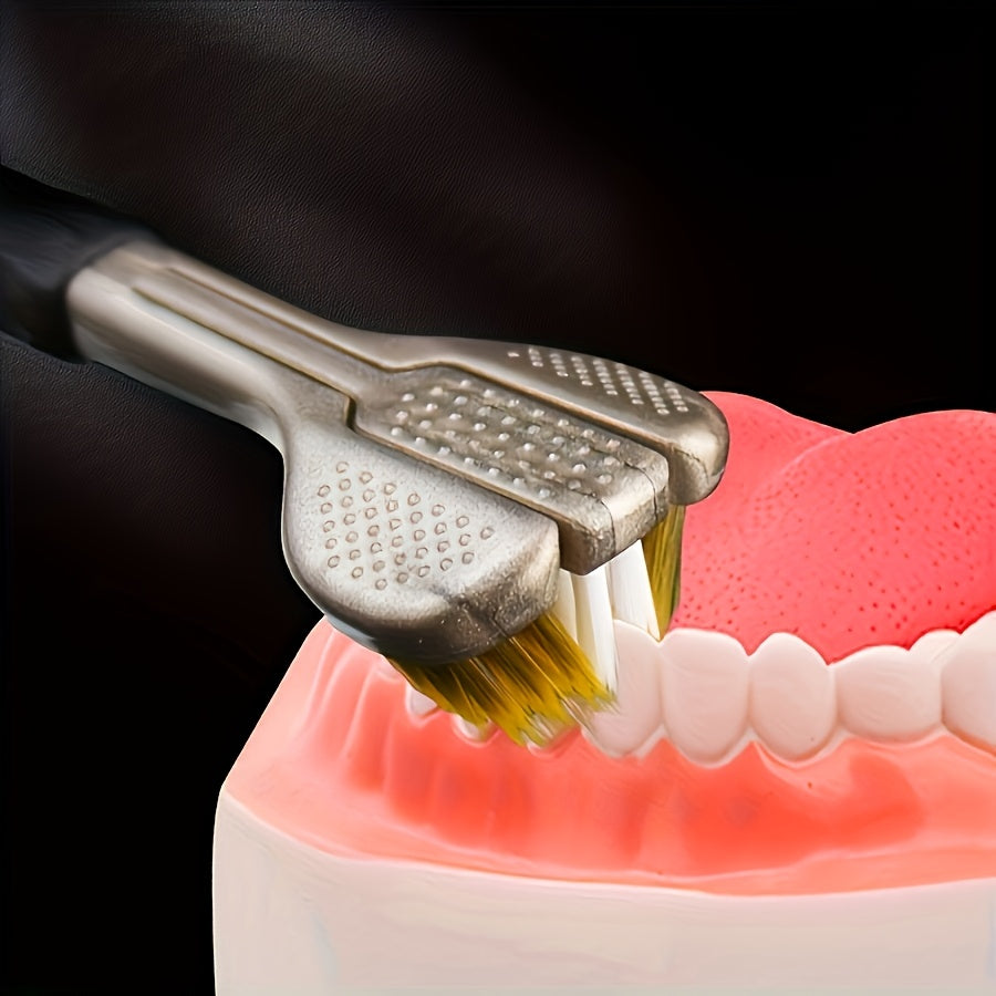 1\u002F4-Pack Manual Toothbrushes, Deep Clean, Triple Layer Wrapped, Ultrafine Fiber Bristles, Oral Care, Personal Hygiene, Home Health Supplies