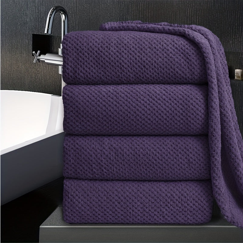 4pcs Extra Large Bath Towels Set 35 x 70 Inches, Oversized Bath Sheet Soft Highly Absorbent Quick Dry 750GSM for Bathroom Spa Gym Hotel