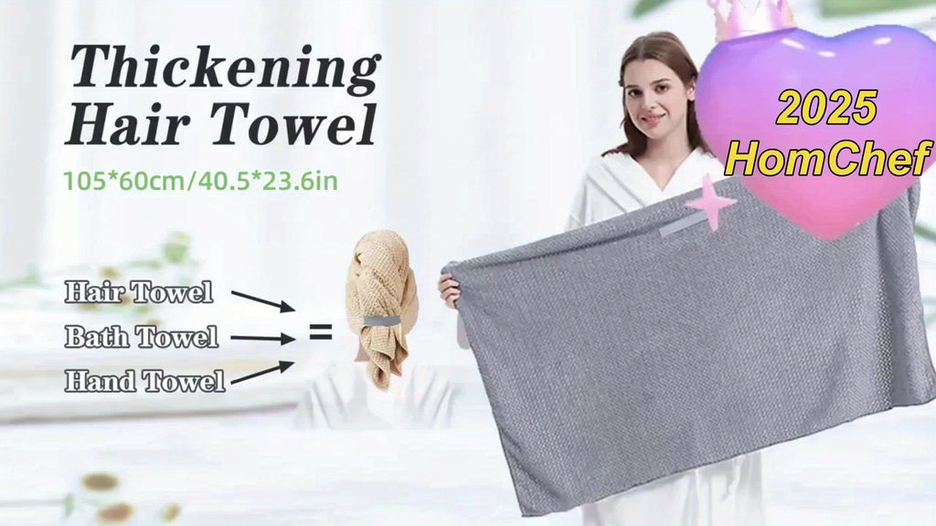 Large Microfiber Hair Towel Wrap for Women, Super Absorbent Quick Dry Anti-Frizz Turban, for Curly Long Short Wet Hair, 1\u002F2 Pack, 27.5\